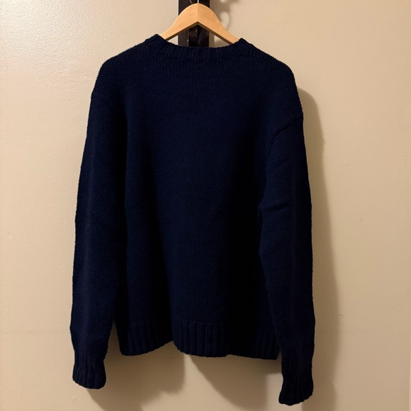Polo Ralph Lauren Vintage 90’s RARE Star ⭐️ Hand Knit Wool Sweater,Size-XXL - Picture 3 of 8